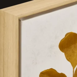 New Stem Bouquet Framed Canvas Mixed Media Art