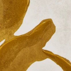 New Stem Bouquet Framed Canvas Mixed Media Art