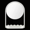 Online Table Mirror with Scalloped Base Junior Decorative Accessories
