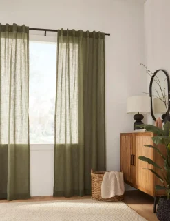 Sale Taza Back-Tab/Rod-Pocket Curtain Sheer Curtains & Window Sheer Panels|Room Darkening & Light Filtering Curtains