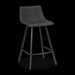 Best Textured Faux Leather and Metal Bar Stool Furniture Accessories|Bar & Counter Stools