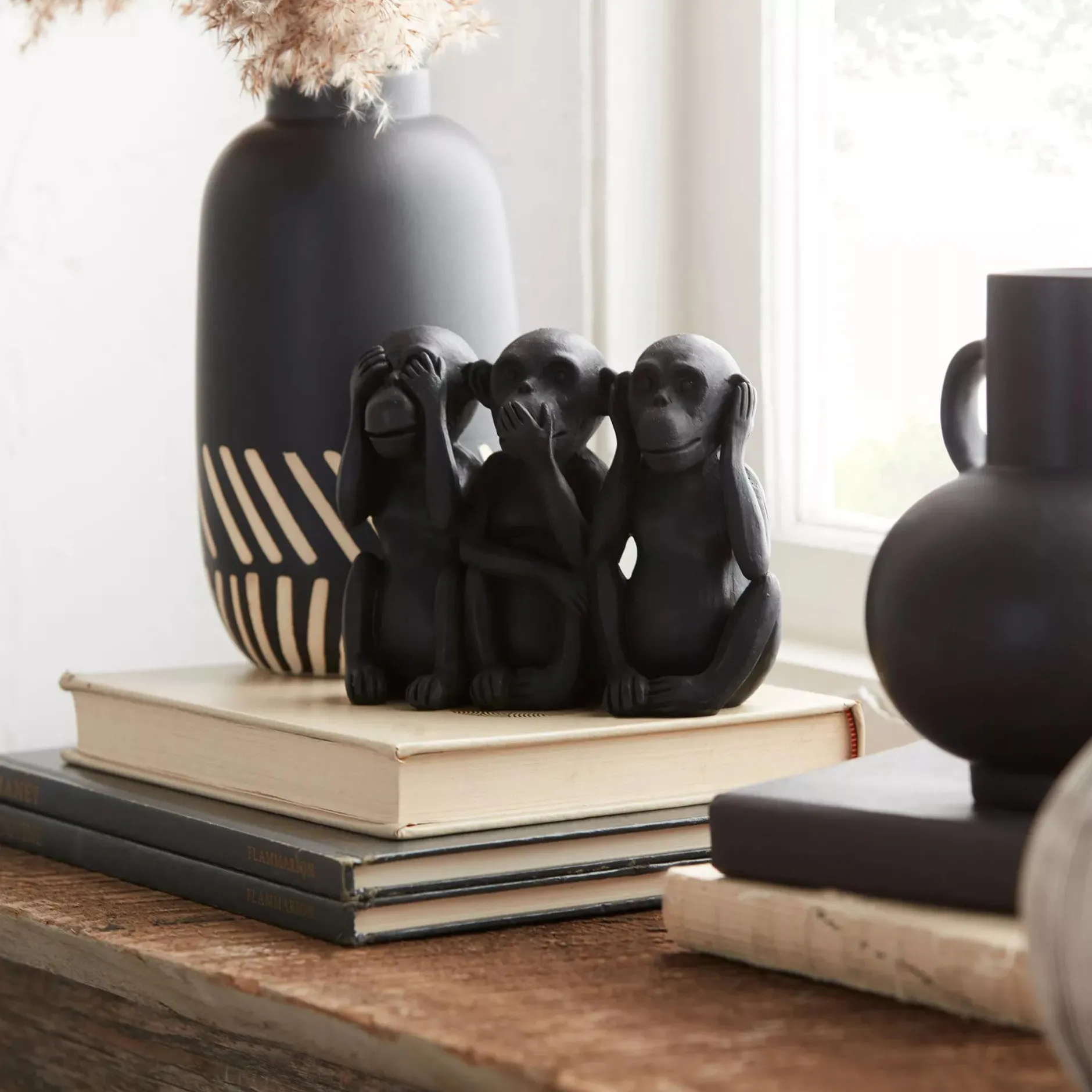 Best Three Wise Monkeys Resin Statuettes Home Decorative Items & Objects