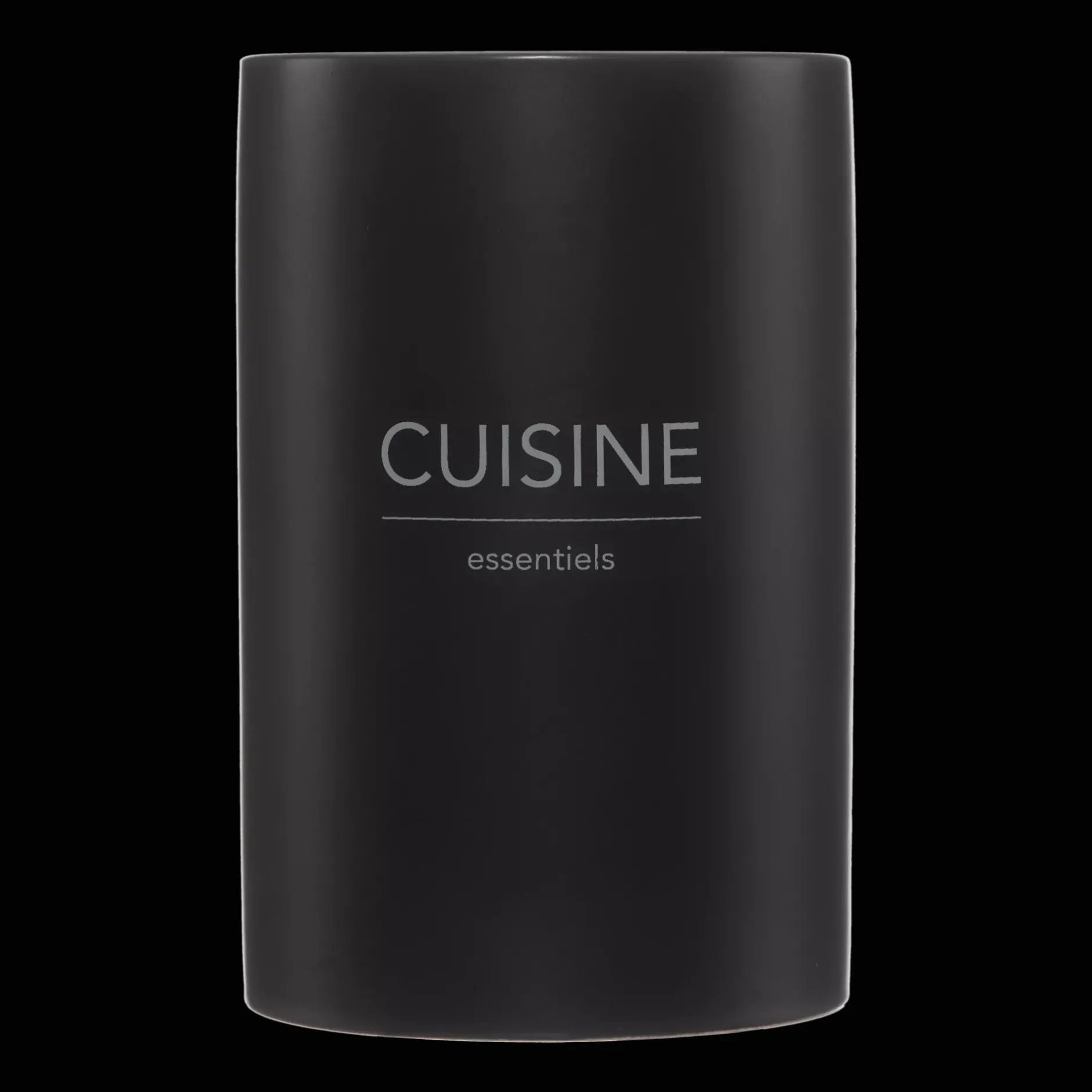 Outlet Typography Black Utensils Jar Dinnerware|Kitchen & Dining Accessories