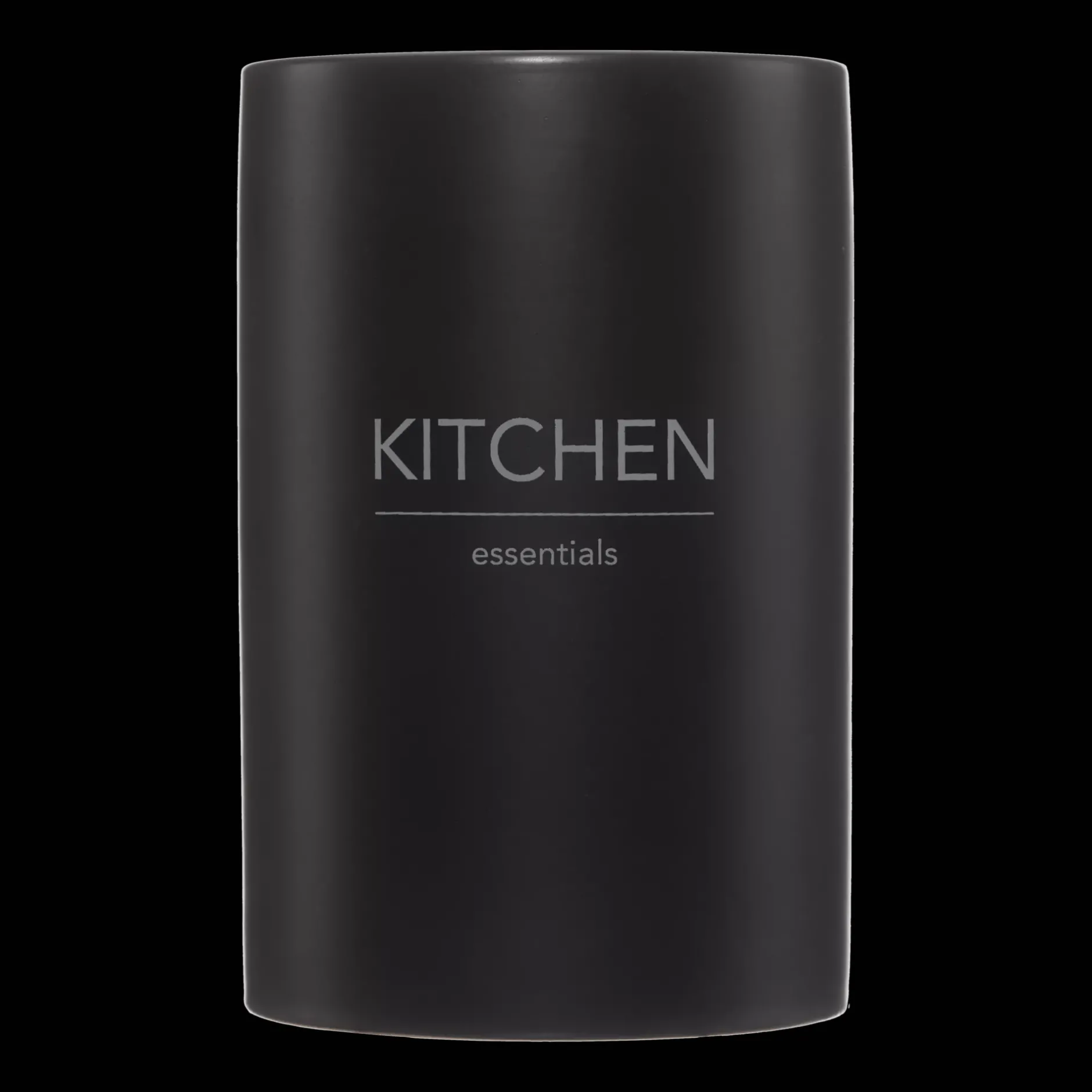 Outlet Typography Black Utensils Jar Dinnerware|Kitchen & Dining Accessories
