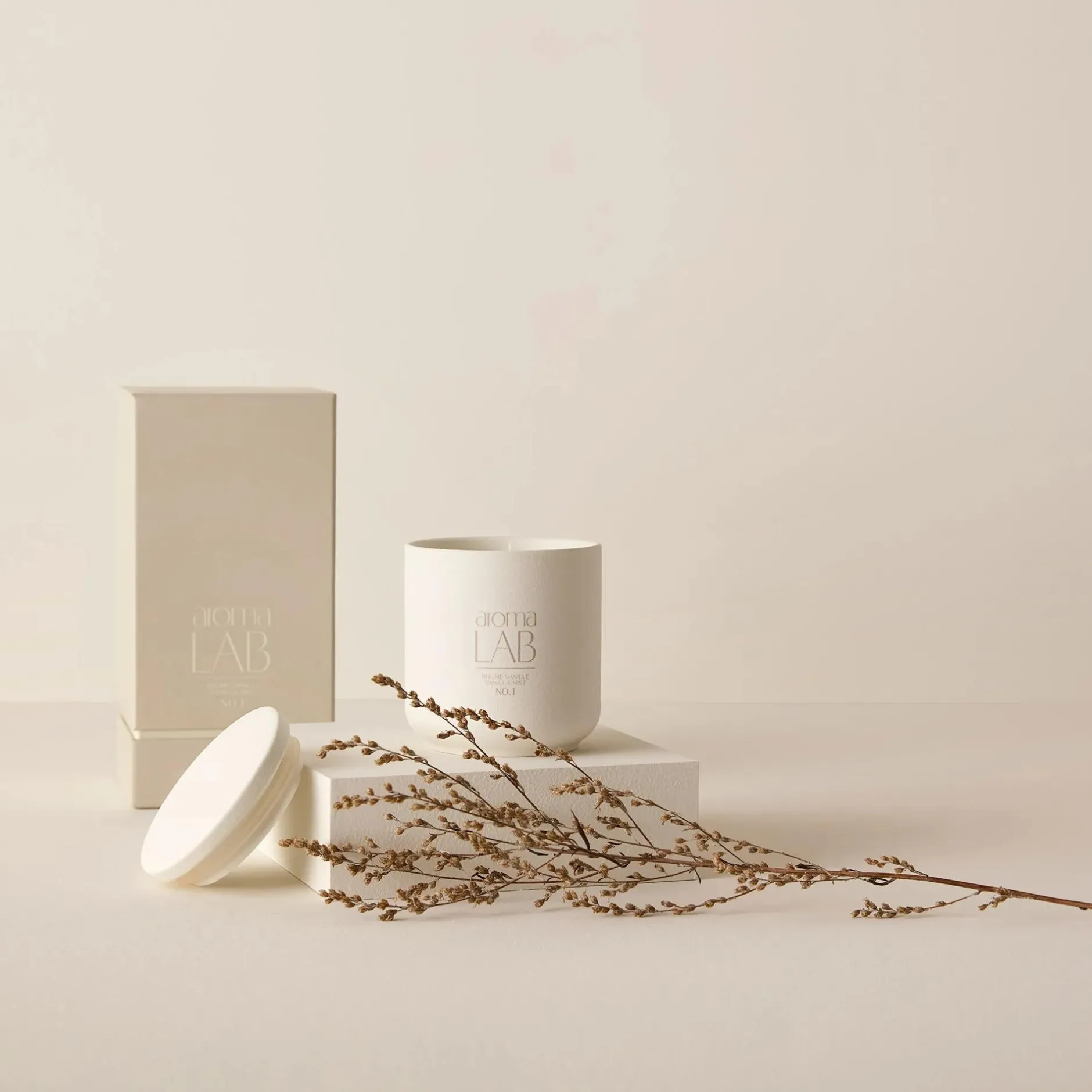 Clearance Vanilla Mist Candle - Aroma Lab Candles & Candle Stick Holders