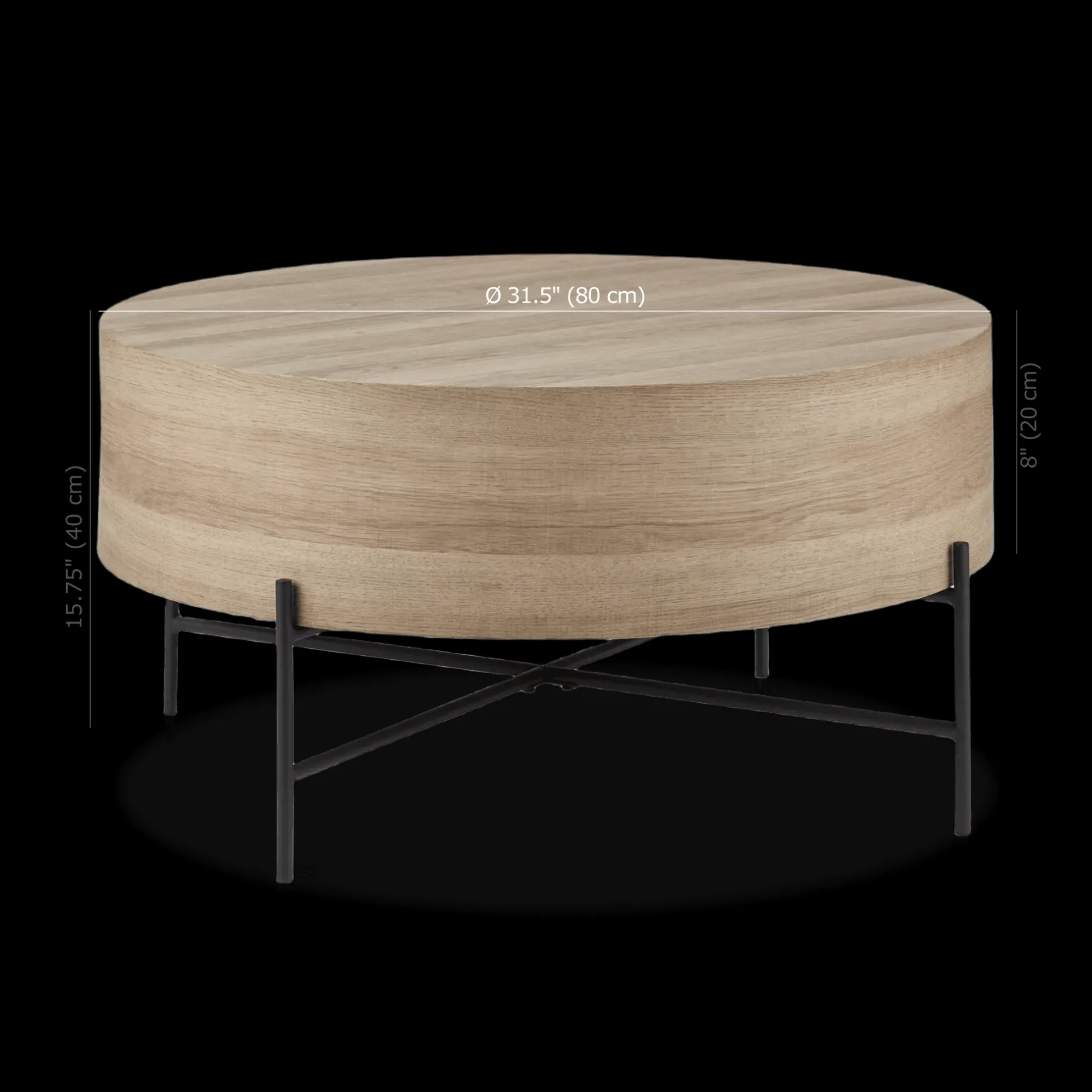 Outlet Veneer and Metal Coffee Table Coffee Tables & Side Tables|Coffee Tables