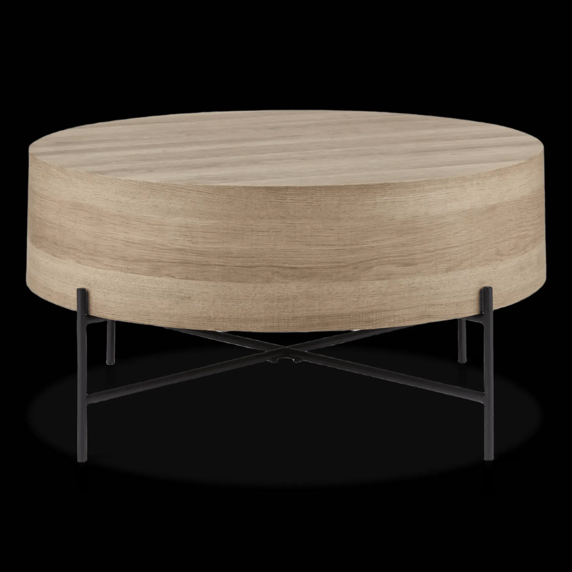 Outlet Veneer and Metal Coffee Table Coffee Tables & Side Tables|Coffee Tables