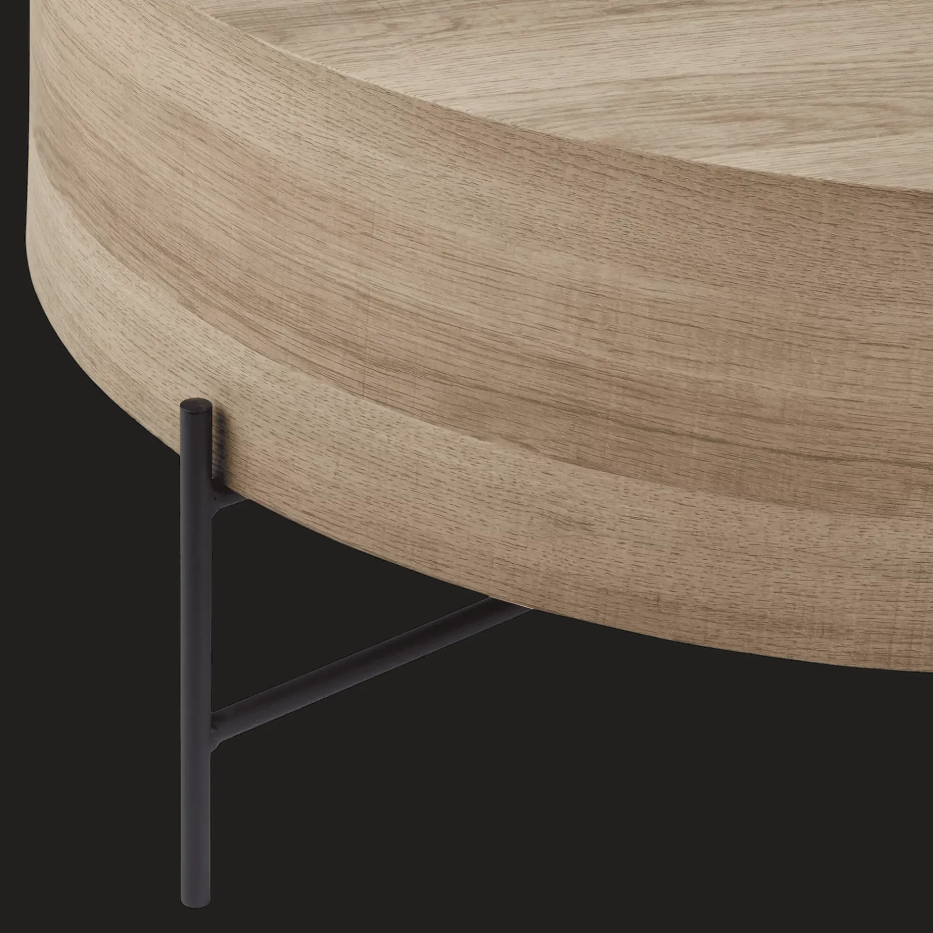 Outlet Veneer and Metal Coffee Table Coffee Tables & Side Tables|Coffee Tables