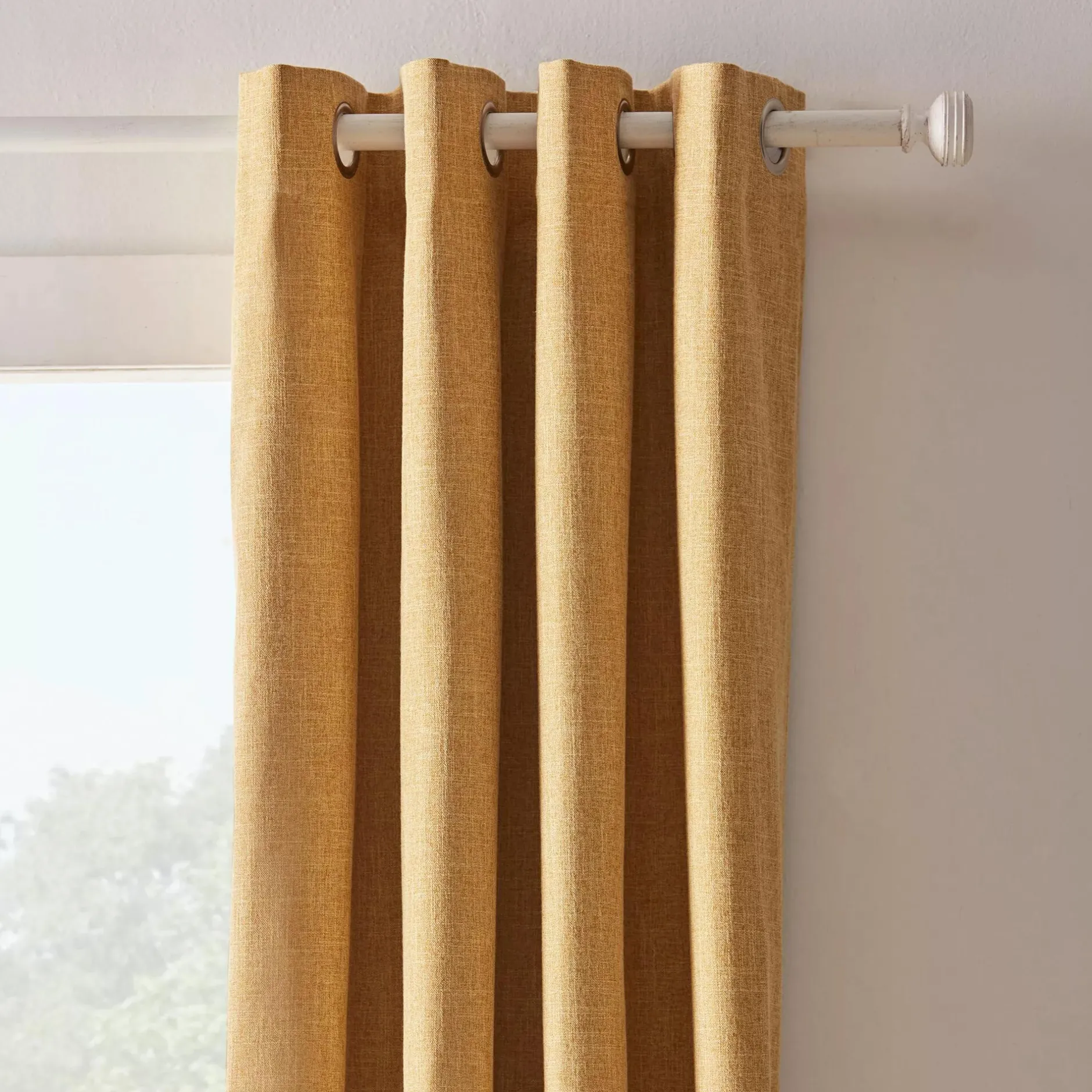 New Vintage Finish Curtain Rod Set - Diameter 25/28 mm Curtain Rods