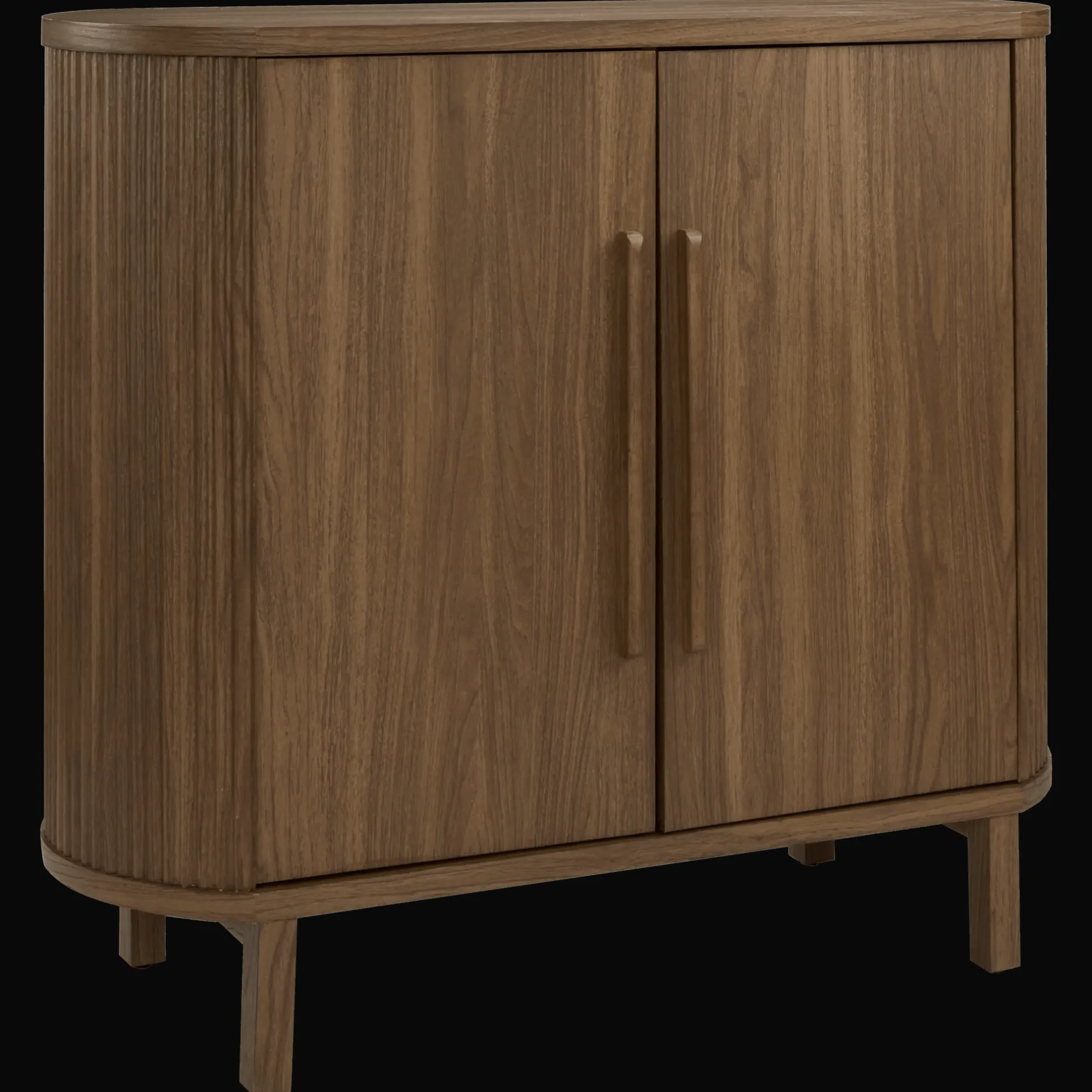 Outlet Walnut Veneer Buffet With Two Doors Furniture Accessories|Buffet Tables & Credenzas