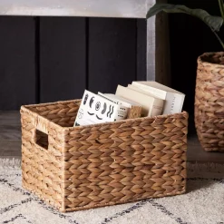 New Water Hyacinth Basket Storage Baskets & Hampers|Storage & Baskets