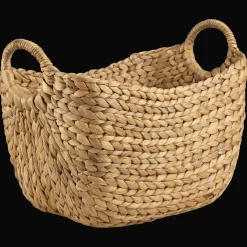 Water Hyacinth Basket with Handles Storage Baskets & Hampers|Storage & Baskets