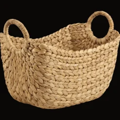 Water Hyacinth Basket with Handles Storage Baskets & Hampers|Storage & Baskets