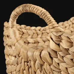 Water Hyacinth Basket with Handles Storage Baskets & Hampers|Storage & Baskets