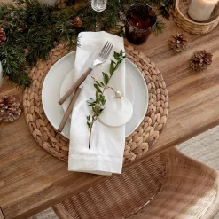 New Water Hyacinth Round Placemat Dinnerware|Tablecloths & Placemats