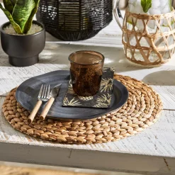 New Water Hyacinth Round Placemat Dinnerware|Tablecloths & Placemats