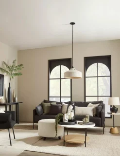 Waterfall Eucalyptus in Black Pot Artificial Plants