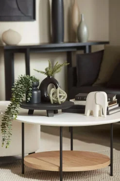 Waterfall Eucalyptus in Black Pot Artificial Plants