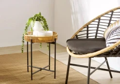 Waterfall Eucalyptus in White Hourglass Pot Artificial Plants