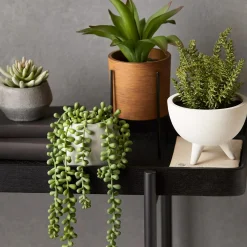 Online Waterfall Plant in Cement Pot Artificial Plants