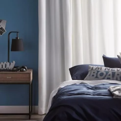 Outlet White Bunga Panel Curtain Room Darkening & Light Filtering Curtains