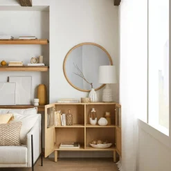 Best White Ceramic Oval Vase with Rope on Handles Modern Decorative Vases|Home Decorative Items & Objects