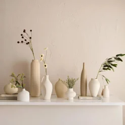 Outlet White Ceramic Table Vase Modern Decorative Vases|Home Decorative Items & Objects