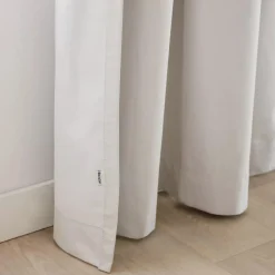 Hot White Chita Back Tab Blackout Curtain Sheer Curtains & Window Sheer Panels|Blackout Window Curtains