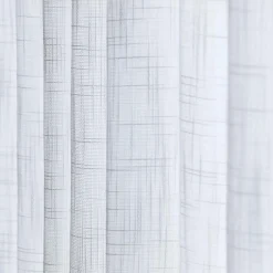 New White Darja Sheer Curtain Sheer Curtains & Window Sheer Panels