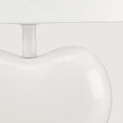 Clearance White Heart Shaped Table Lamp Junior Lighting