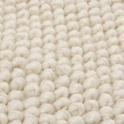 White Landric Polyester Rug Rugs