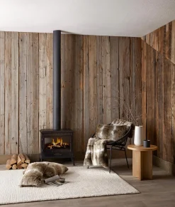 White Landric Polyester Rug Rugs