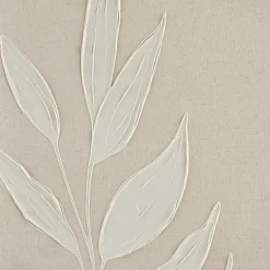 White Leaves Framed Art Oil Paintings