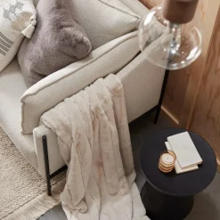 White Sheep Faux Fur Throw Decorative Throws & Blankets