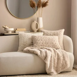White Sheep Faux Fur Throw Decorative Throws & Blankets