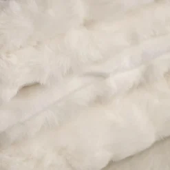 White Sheep Faux Fur Throw Decorative Throws & Blankets