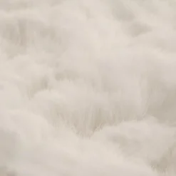 White Sheep Faux Fur Throw Decorative Throws & Blankets