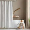 Hot White Waffy Essential Shower Curtain Shower Curtains