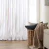 White Wavy Sheer Curtain Sheer Curtains & Window Sheer Panels