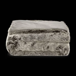 Online Wolf Faux Fur Throw Decorative Throws & Blankets