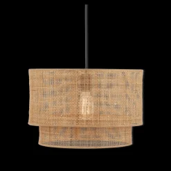 New Wood & Rattan Ceiling Lamp Ceiling Lamps