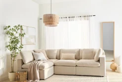 New Wood & Rattan Ceiling Lamp Ceiling Lamps