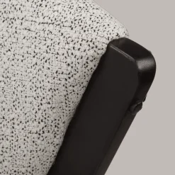 Outlet Wood and Fabric Accent Chair Accent Chairs & Sofas|Accent Chairs