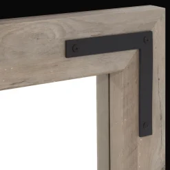 Hot Wood and Metal Framed Mirror Mirrors