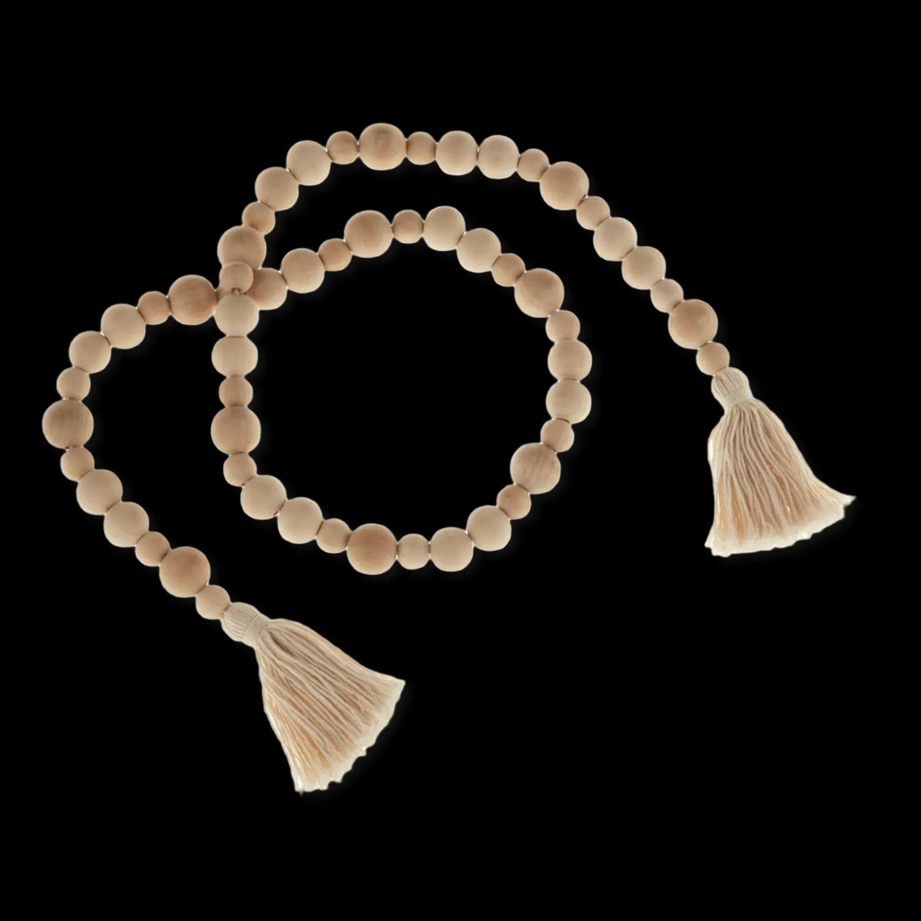 Clearance Wood Bead Garland Junior Decorative Accessories