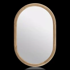 Sale Wood Framed Oval Mirror Mirrors