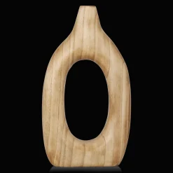 New Wood Loop Vase Modern Decorative Vases|Home Decorative Items & Objects