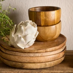 New Wood Plate Dinnerware|Kitchen & Dining Accessories