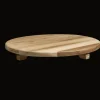 Clearance Wood Tray with Stand Dinnerware
