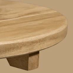 Clearance Wood Tray with Stand Dinnerware